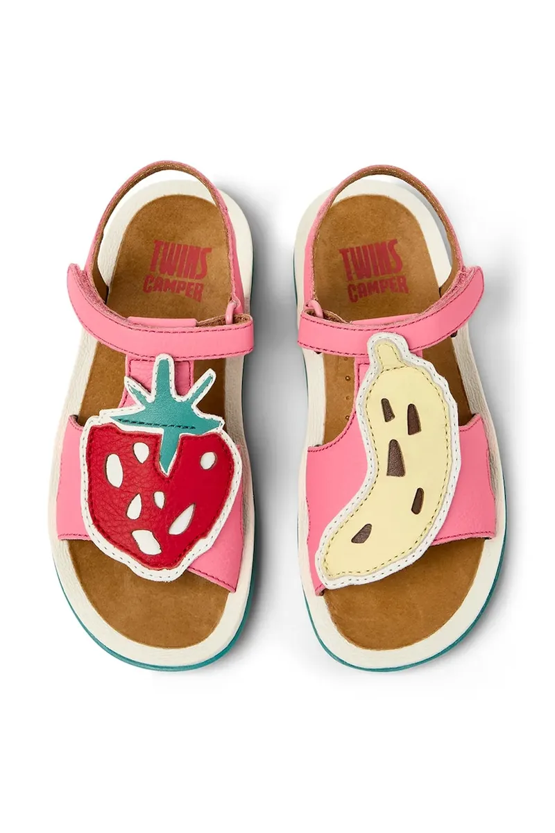 Camper σανδάλια παιδικά δερμάτινα TWS Kids