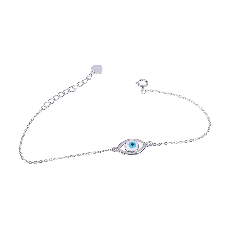 Βραχιόλι Γυναικείο Ασήμι 925 μάτι 16-18cm Prince 315-1W