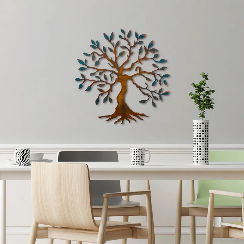 Μεταλλικό Διακοσμητικό Τοίχου Tree - 2 891Tnl2428 60x60 cm