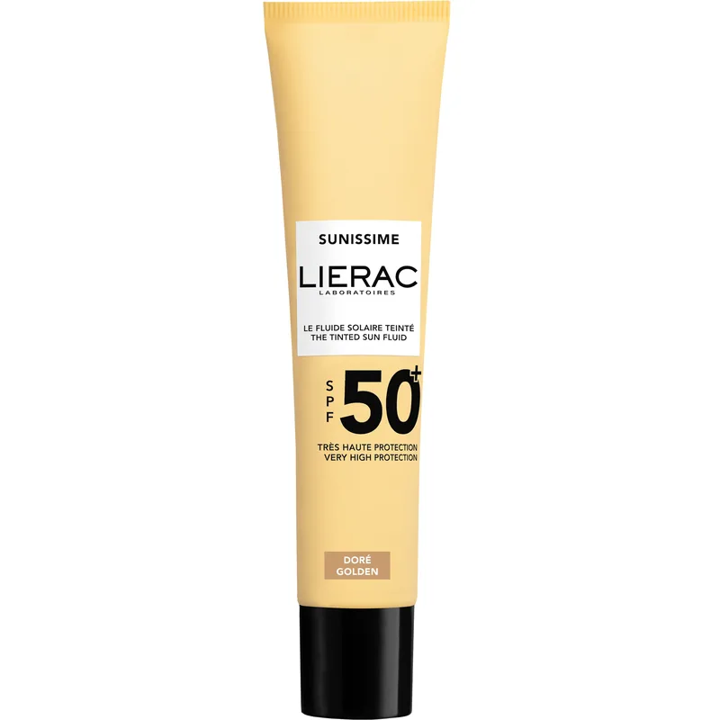 Lierac Sunissime The Tinted Sun Fluid Spd50+ Λεπτόρρευστο Αντηλιακό με Χρώμα Πολύ Υψηλής Προστασίας για το Πρόσωπο 40ml