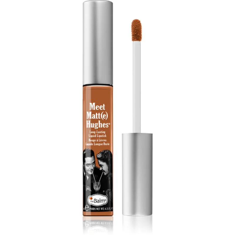 theBalm Meet Matt(e) Hughes Long Lasting Liquid Lipstick μακράς διαρκείας ρευστό κραγιόν απόχρωση Humble 7.4 ml