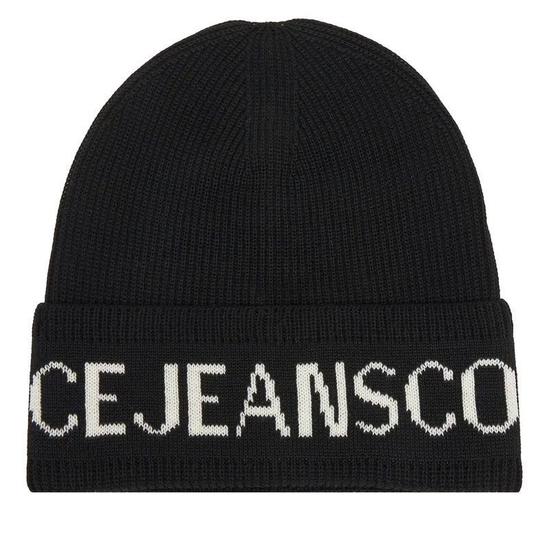 Σκούφος Versace Jeans Couture Big Beanie 79YAZK40 Μαύρο