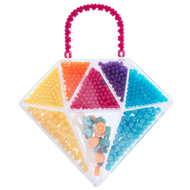 Χάντρες σε κουτί Τσαντάκι Luna Toys 17x1,5x14,5 εκ - Diamond