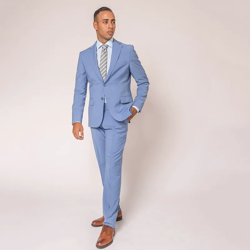 Prince Oliver Κοστούμι Γκρι Ανοιχτό 100% Wool Super 120s (Modern Fit)