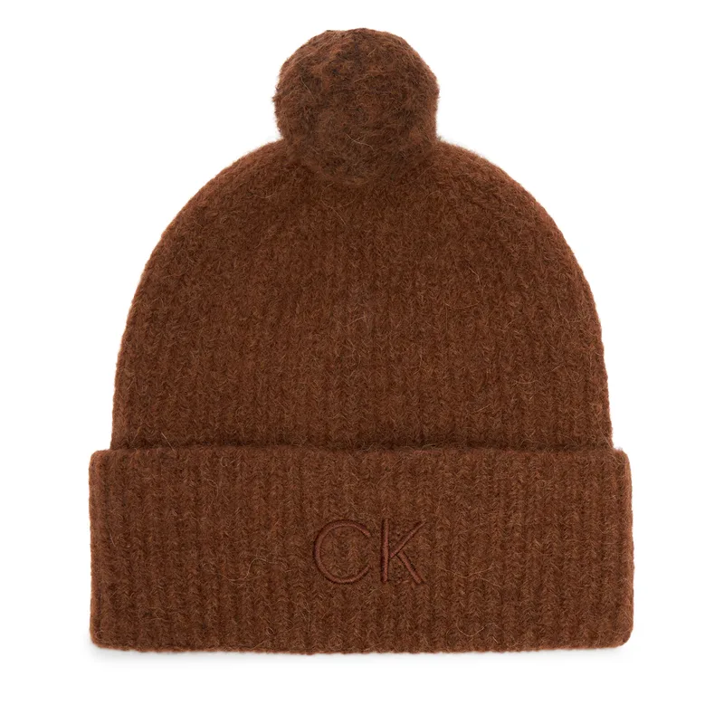Σκούφος Calvin Klein Embroidery Airy K60K612586 Καφέ