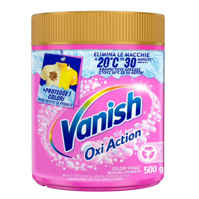Vanish Καθαριστικό Λεκέδων Ροζ Σκόνη 500gr