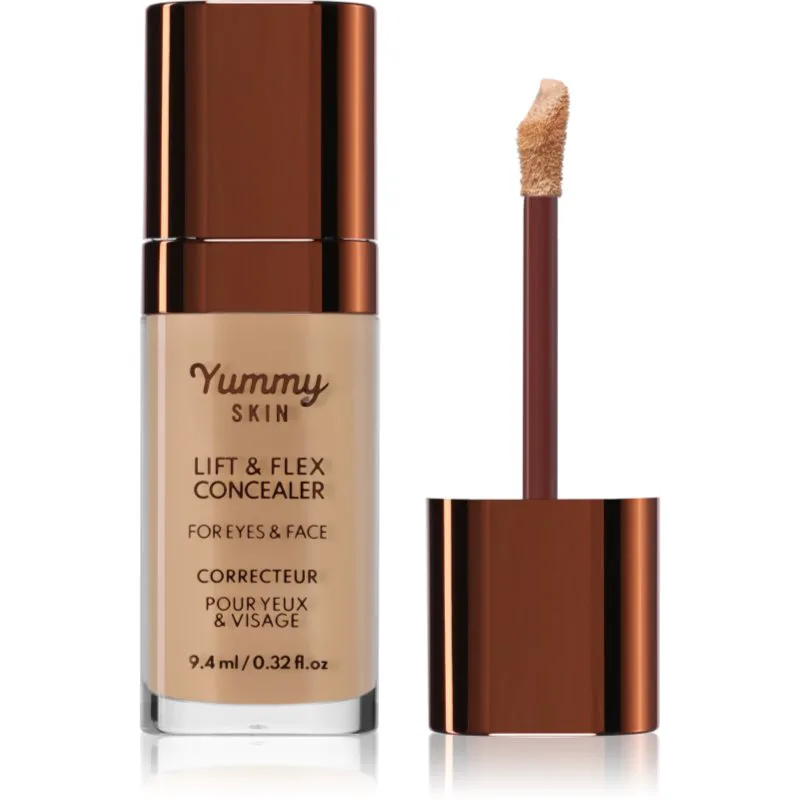 Danessa Myricks Beauty Yummy Skin Lift & Flex Concealer υγρό κονσίλερ με ματ αποτελέσματα απόχρωση 8 - Medium With Golden Olive Undertones 8.4 ml