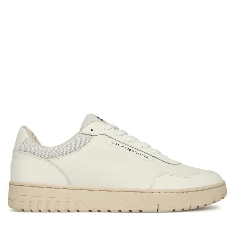 Αθλητικά Tommy Hilfiger Th Basket Core FM0FM05629 Εκρού