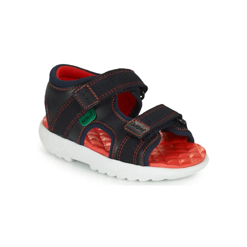 Σανδάλια χωρίς τακούνι Kickers KICKSTER SANDAL LTHR IM NVY