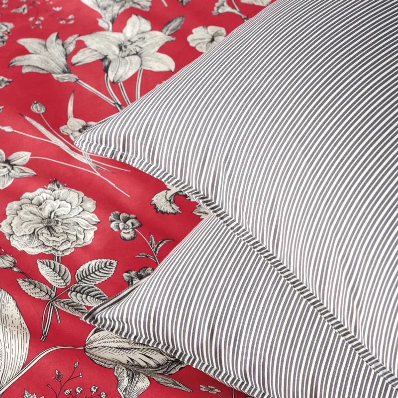 Μαξιλαροθήκες Σετ 50x70 Kentia Alida 17A Red