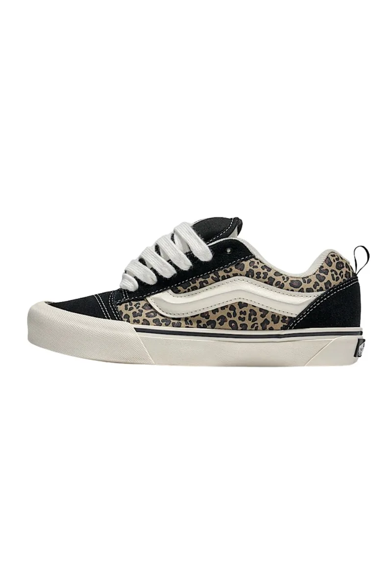 VANS Γυναικεία Sneakers KNU SKOOL - ΜΑΥΡΟ/ΛΕΟΠΑΡΝΤ -VN000D756I71-BLACK