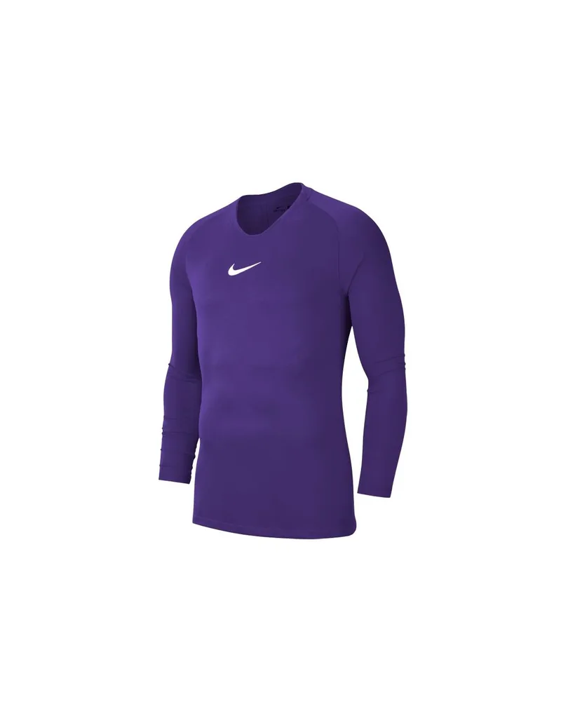 Nike First Layer Ανδρική Μπλούζα Dri-Fit Μακρυμάνικη Μωβ AV2609-547