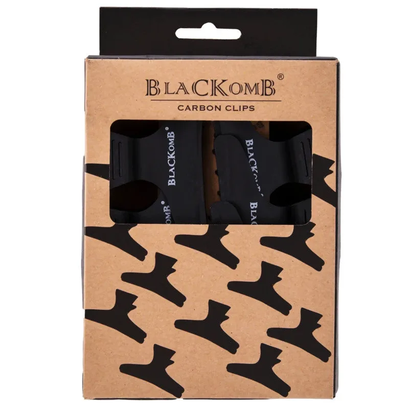 Poniks Blackomb carbon clips, 6 pieces, black