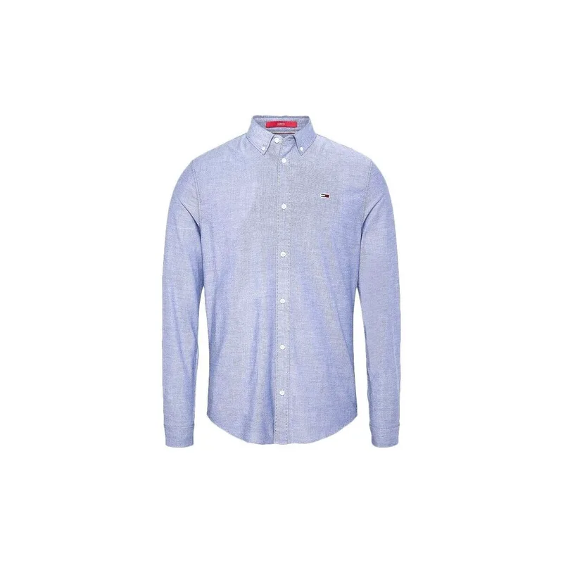 Πουκάμισο με μακριά μανίκια Tommy Hilfiger TOMMY JEANS SLIM STRETCH OXFORD SHIRT MEN