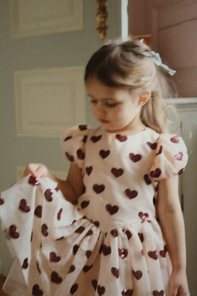 Παιδικό φόρεμα Konges Sløjd HEARTLILY DRESS GRS