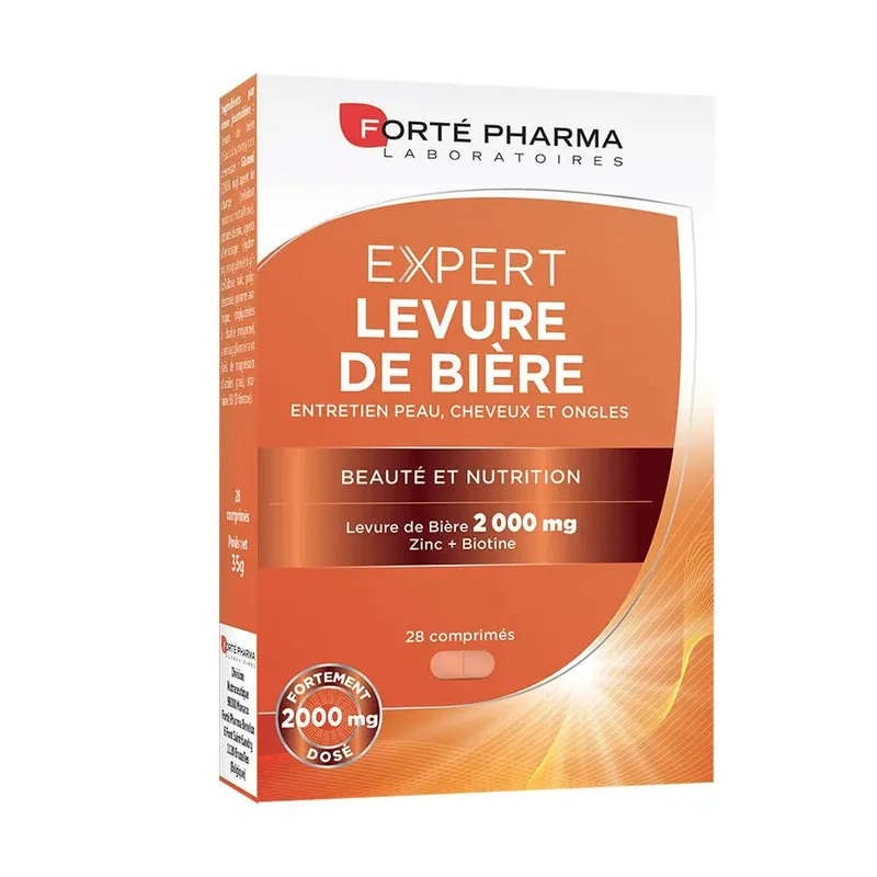 Forte Pharma Expert Brewer's Yeast Hair, Nails and Skin enriched with Zinc and Biotin 28 tablets