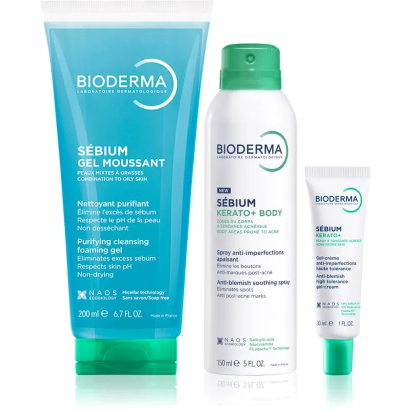 Bioderma Sébium Acne Care Set Σετ για λιπαρή επιδερμίδα με τάση για ακμή 1 τμχ