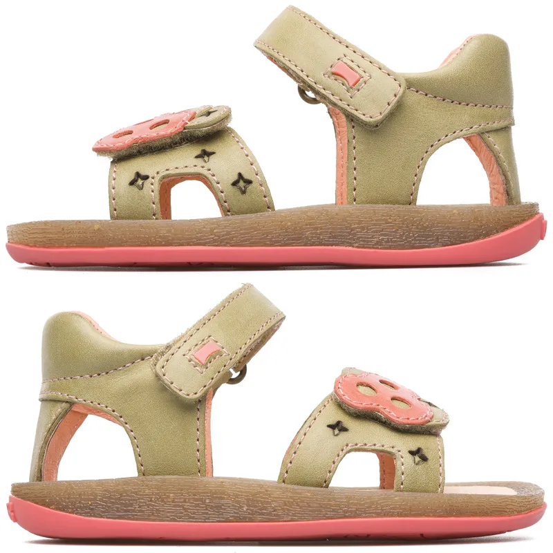 CAMPER Twins - Πέδιλα Για - Μπεζ, Μέγεθος 23, Smooth leather