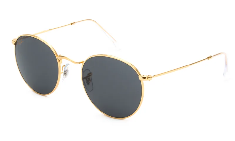RAY BAN ΓΥΑΛΙΑ ΗΛΙΟΥ RAY BAN ROUND METAL 3447 9196R5 5021 3447 Χρυσό