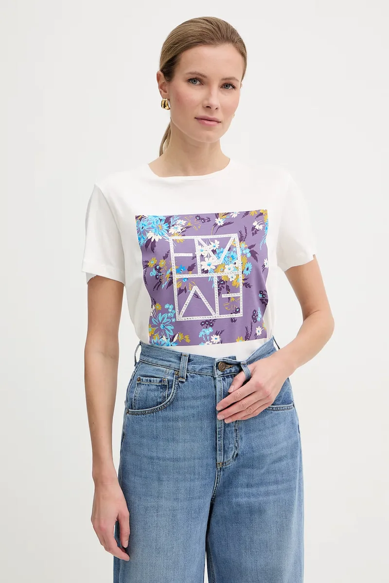 Marella T-shirt γυναικείο βαμβακερό Emme by Marella