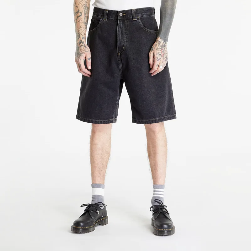 Σορτς Carhartt WIP Brandon Short Black Stone Washed S