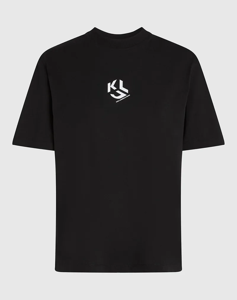 KARL LAGERFELD JEANS KLJ REG MONOGRAM TEE B1W17086-999 Black