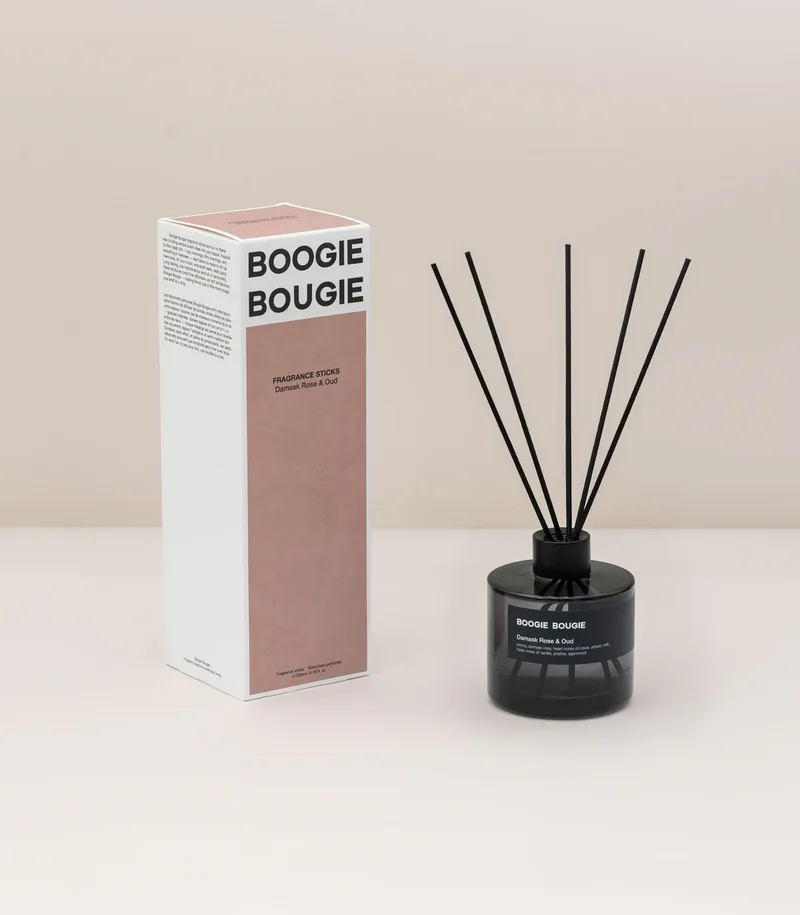 Fragrance Sticks Damask Rose & Oud