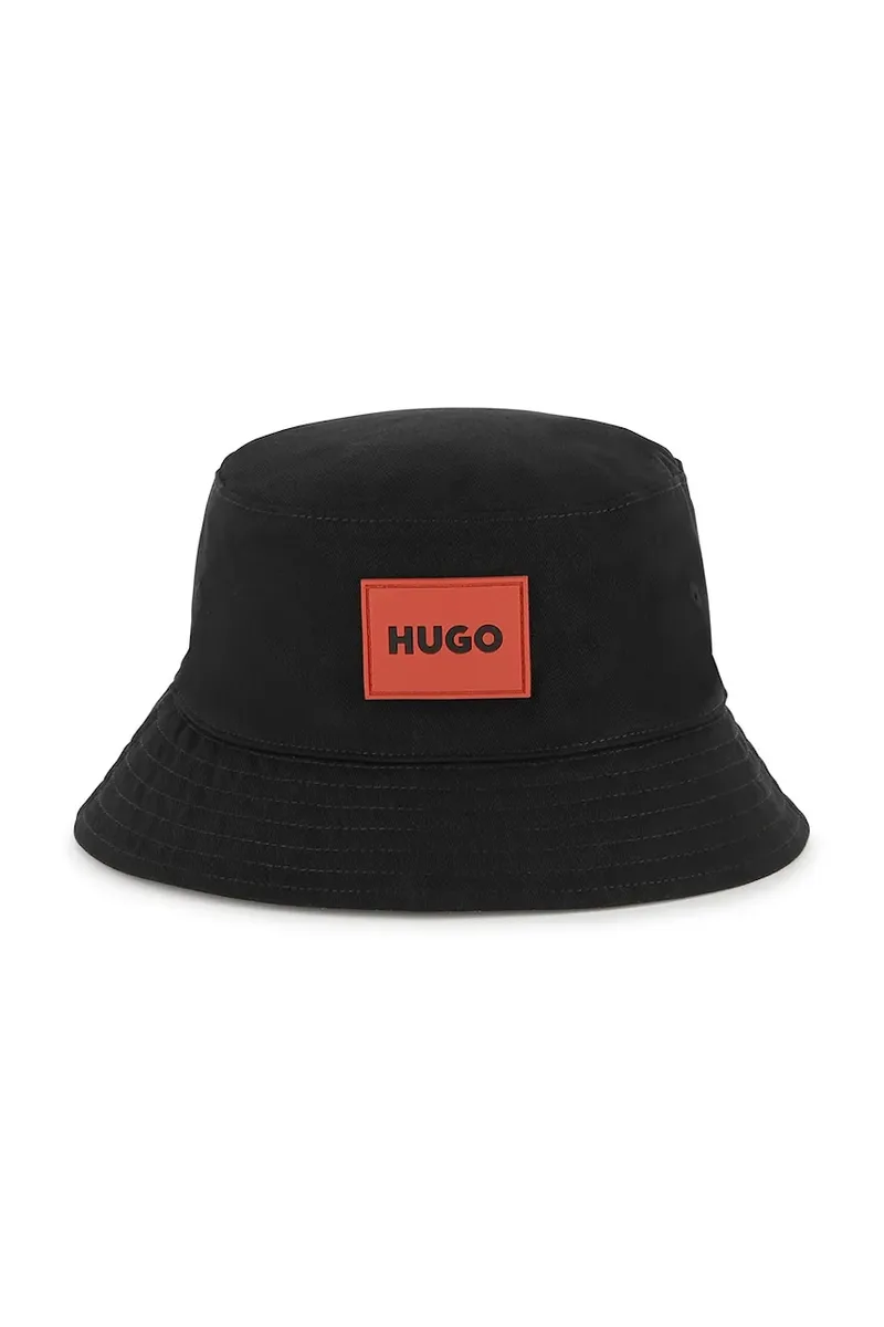 Αναστρέψιμο βαμβακερό παιδικό καπέλο HUGO