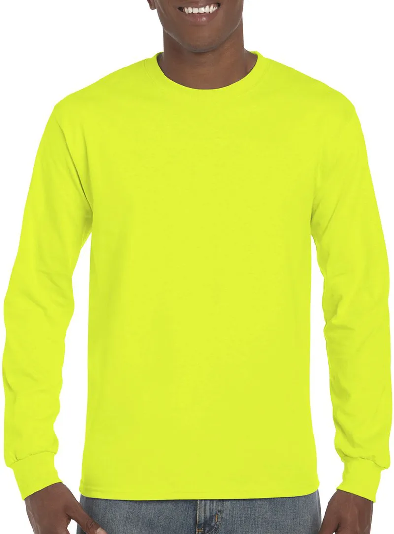 Μακρυμάνικο T-Shirt 2400 Gildan Ultra Cotton Safety Green