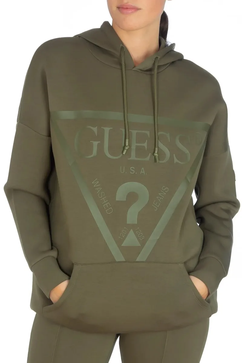 Μπλούζα Μακρυμάνικη Guess Alisa Long Hooded V2YQ12KAMN2-G8H5 Γυναικείο