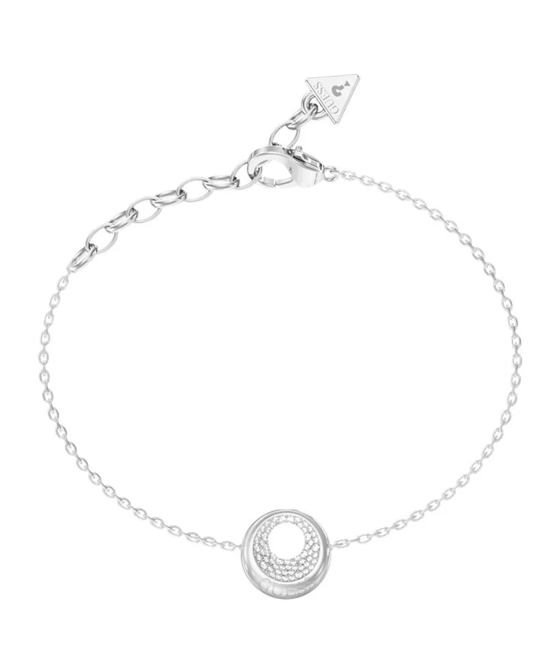 GUESS STEEL Βραχιόλι από Ανοξείδωτο ατσάλι Silver JUBB06246JWRHL