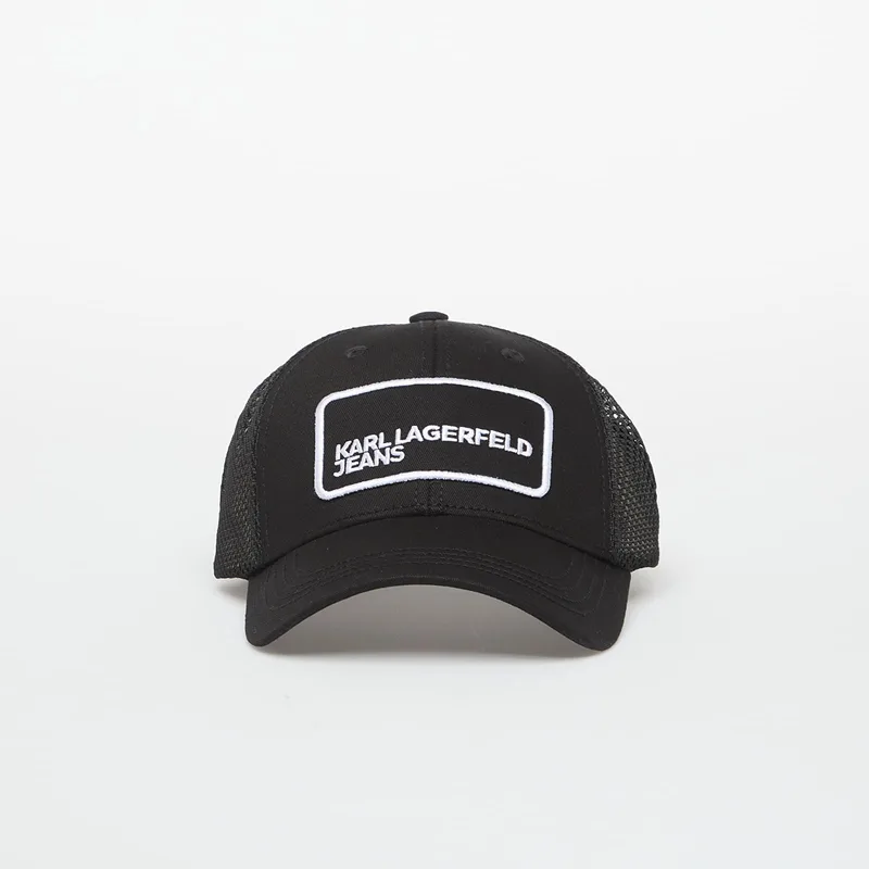 Cap Karl Lagerfeld Jeans Cotton Trucker Cap Black Universal