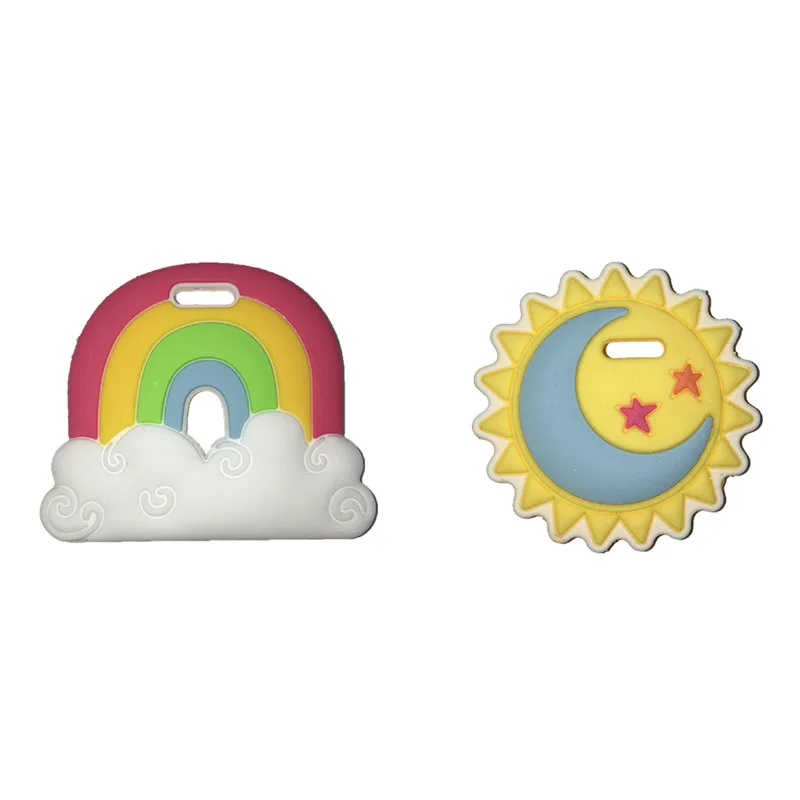 Μασητικό Mini Σετ 2τμχ Rainbow Silli Chews™ BTL-SC-60 - Baby to Love - BTL-SC-60