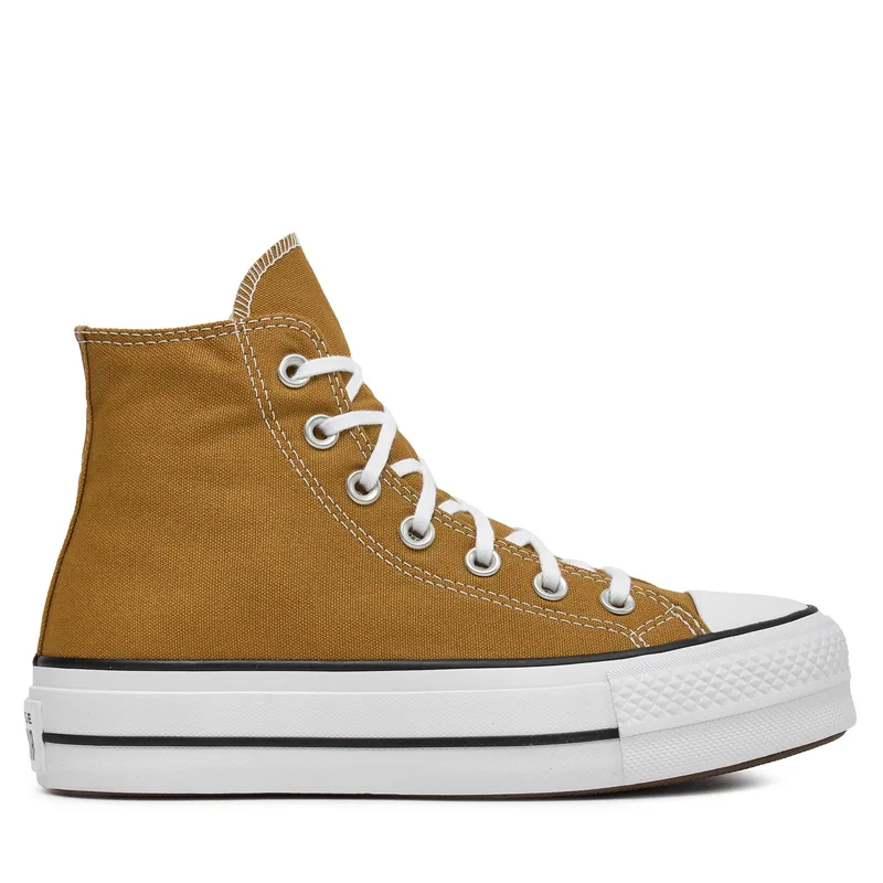 Sneakers Converse Chuck Taylor All Star Lift Platform HI A07210C Καφέ