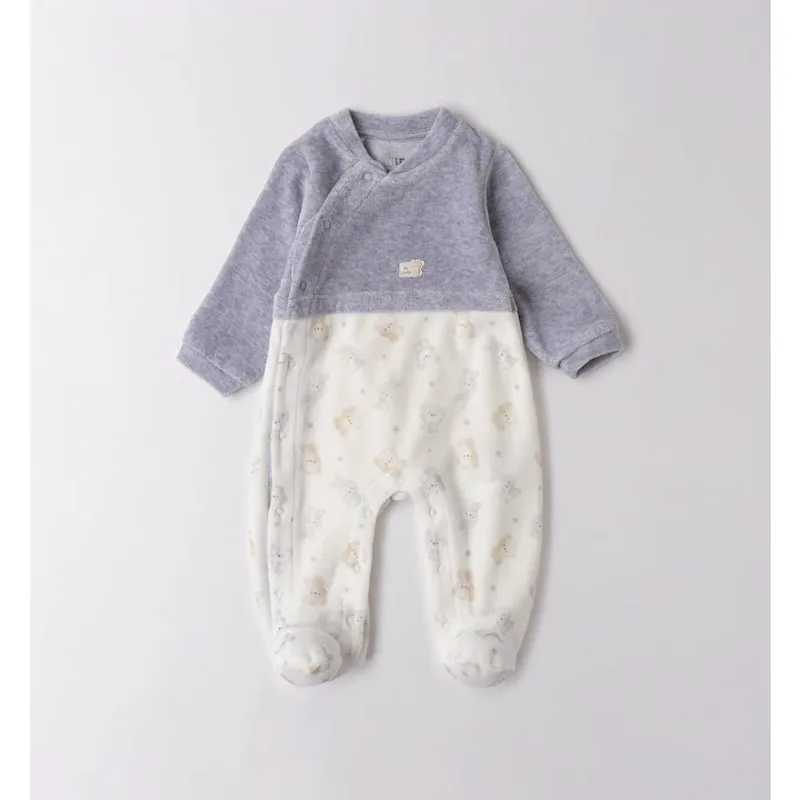 Φορμάκι μπεμπέ βελουτέ unisex I DO-4.F159-8992-Grey