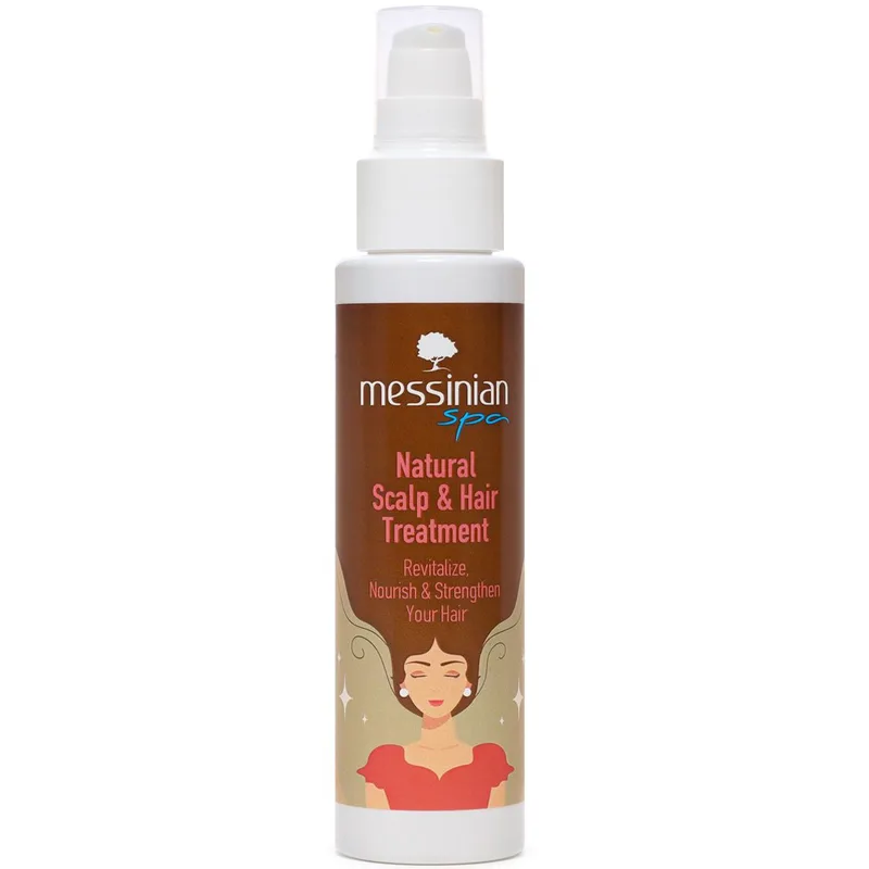 Messinian Spa Natural Scalp & Hair Treatment Φυσική Θεραπεία Αναζωογόνησης, Ενδυνάμωσης & Θρέψης για Τριχωτό & Μαλλιά 100ml