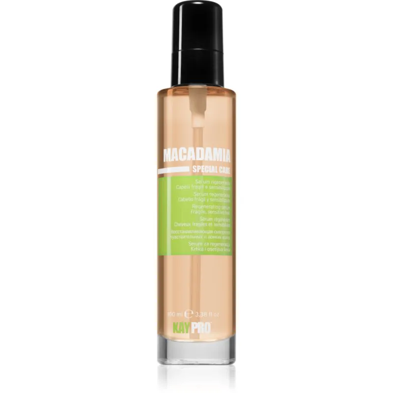 Kaypro Macadamia Regenerating Serum ορός για την αντιμετώπιση του σπασίματος των μαλλιών 100 ml
