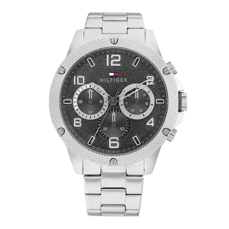 TOMMY HILFIGER Blaze Multifunction Silver Stainless Steel Bracelet 1792029