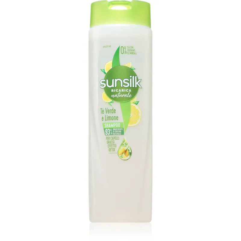 Sunsilk Green Tea & Lemon σαμπουάν για λιπαρά μαλλιά 250 ml