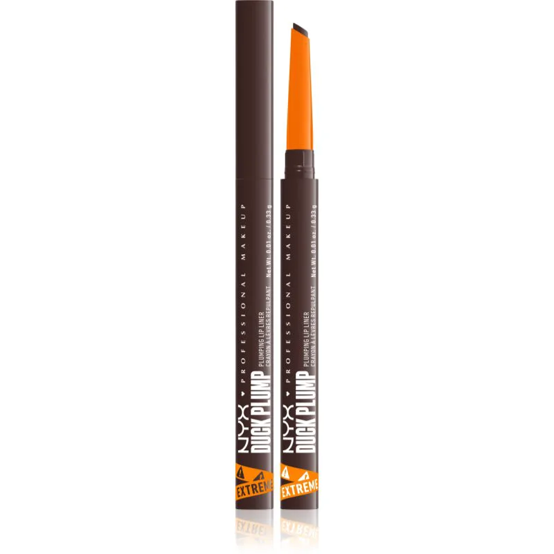 NYX Professional Makeup Duck Plump Liner μολύβι για τα χείλη για αύξηση του αποτελέσματος απόχρωση Double Dose 0.33 γρ