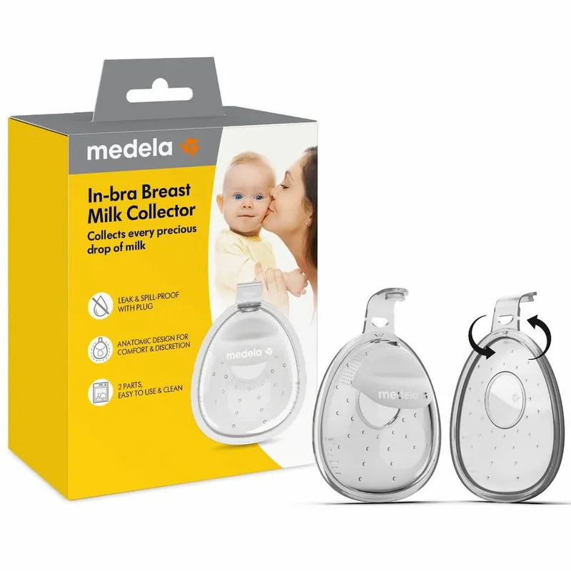 Medela In-bra Breast Milk Collector Συλλέκτης Μητρικού Γάλακτος Εσωτερικά στον Στηθόδεσμο 1 Τεμάχιο