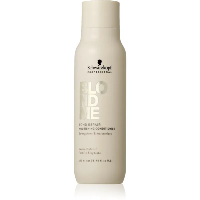 Schwarzkopf Professional Blondme Bond Repair Nourishing Conditioner θρεπτικό κοντίσιονερ για ξανθά μαλλιά 250 ml