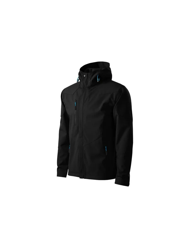 Malfini Ανδρικό Χειμωνιάτικο Μπουφάν Softshell Αδιάβροχο και Αντιανεμικό Μαύρο MLI-53101