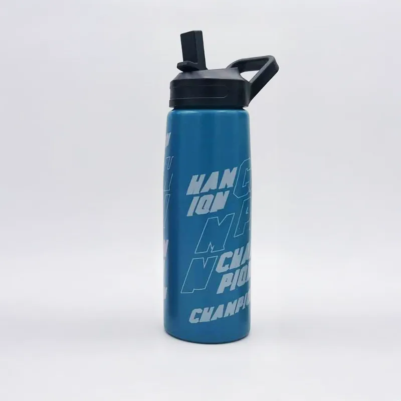 Αθλητικό Πλαστικό Παγούρι 900ml με Επιστόμιο Μπλε