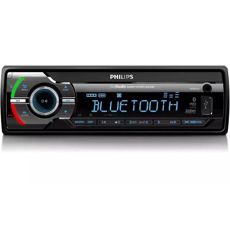 Ηχοσύστημα Αυτοκινήτου Με Bluetooth Είσοδο Mic USB Κάρτα SD Και Aux-In 4x50W PHILIPS CE235BT/GRS