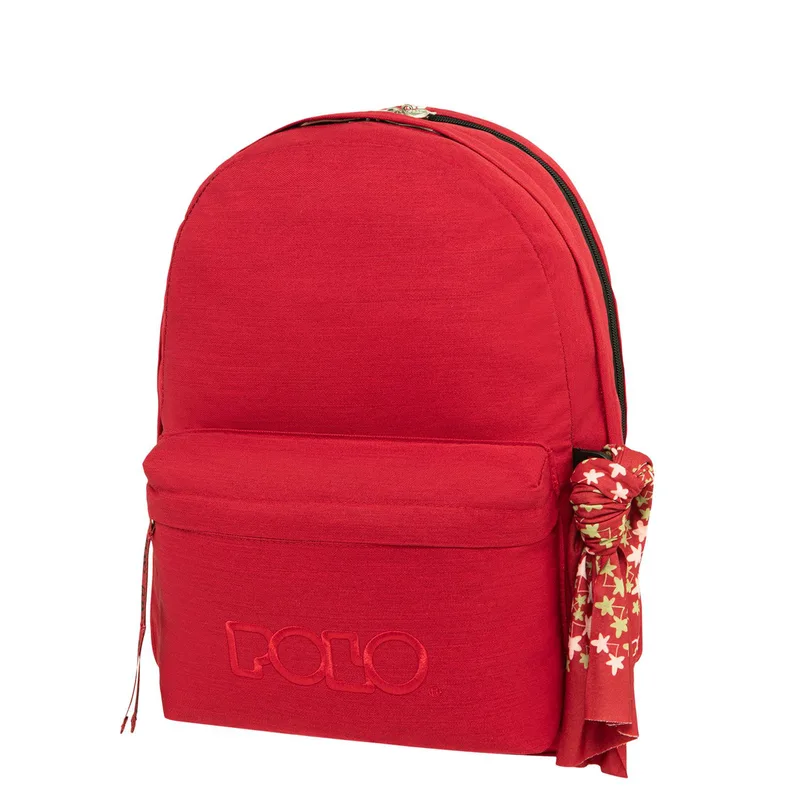 Τσάντα πλάτης Polo Original Double with Scarf 901235-3101 (κόκκινο)