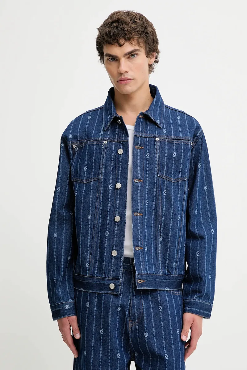 Τζιν μπουφάν Drôle de Monsieur La veste Denim Monogramme