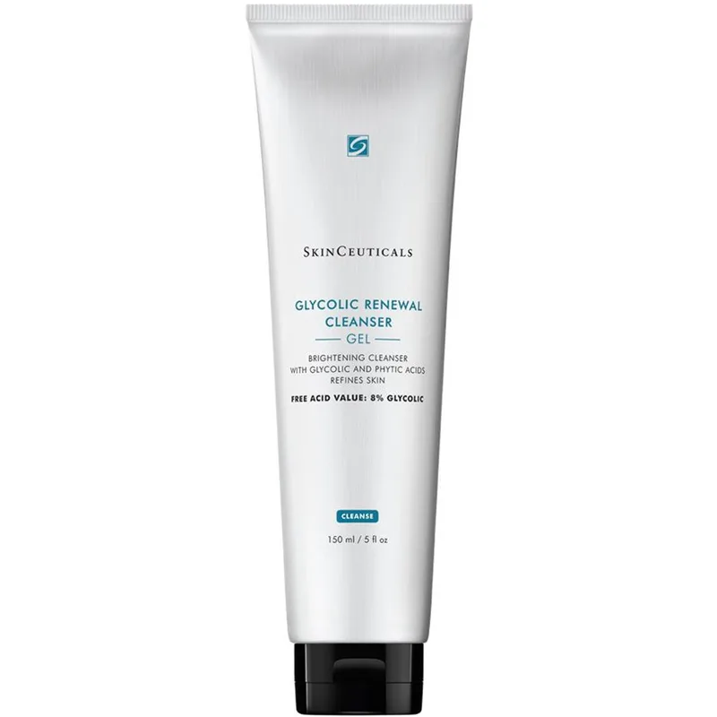 Skinceuticals Glycolic Renewal Cleanser Gel Καθημερινό Gel Καθαρισμού Προσώπου με Γλυκολικό Οξύ για Λαμπερή & Λεία Επιδερμίδα 150ml