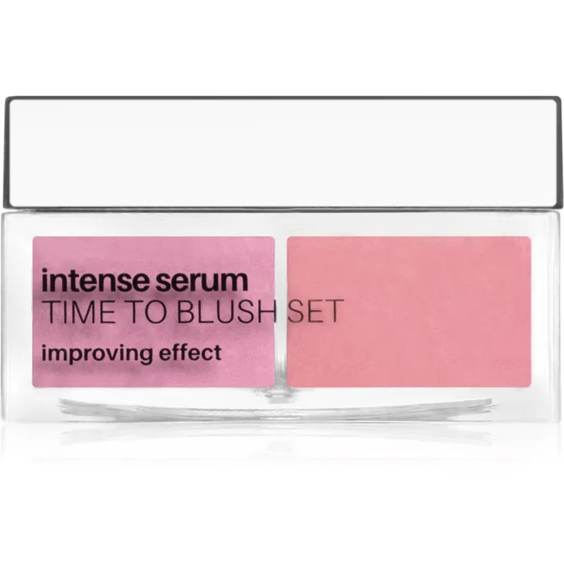 NEO MAKE UP Intense Serum Time To Blush Set πουδρέ ρουζ απόχρωση 01 Ροζ 6 γρ