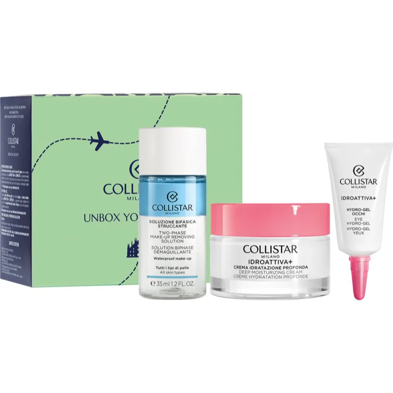 Collistar Deep Moisturizing Cream Travel Kit σετ δώρου με ενυδατικό αποτέλεσμα
